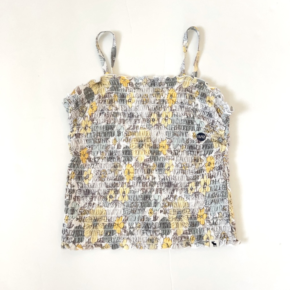 Abercrombie Kids Flower Pint Elastic Top Size 11/12